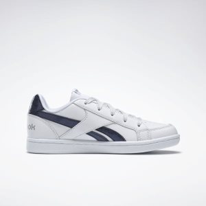 Reebok Royal Prime Turnschuhe Kinder - Weiß/Navy/Silber Metal - DE 078-GWY